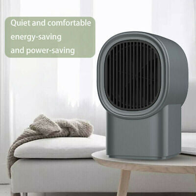 Mini Electric Heater Portable Desktop Winter Fan Air Heating Warmer Office Home