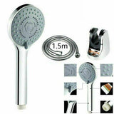 5 Function Massage Rain Hand Held Shower Head with 1.5m Hose Round