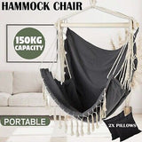 Garden Hammock Chair Hanging Sofa Swing Seat Relax Cushions Pad Outdoor Camping