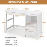 Computer Desk Laptop Workstation Drawers Shelf Student Study Home Office