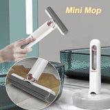 Mini Mop Self-Squeeze Home Window Shirln Cleaner Tools Portable Wet Hand Free