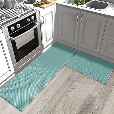 Non-Slip Waterproof Kitchen Door Mat Home Floor Rug Carpet Anti-Oil Easy Clean