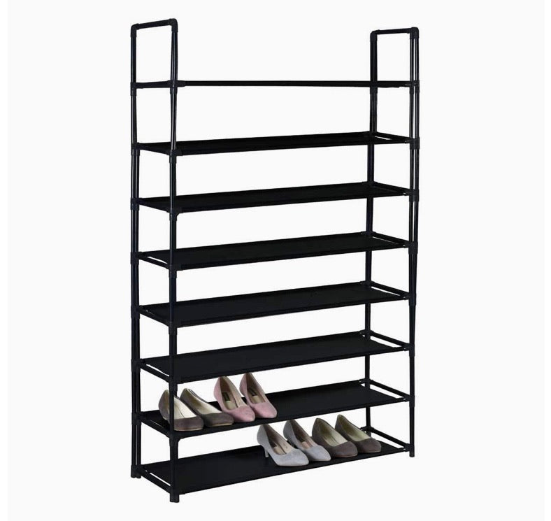 8 Tier or Double 4 Tier Shoe Rack