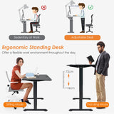 Standing Desk Electric Motorised Computer Desk Height Adjustable Sit Stand Table