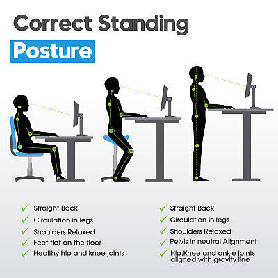 Motorised Standing Desk Height Adjustable Sit Stand Up Office Table Riser