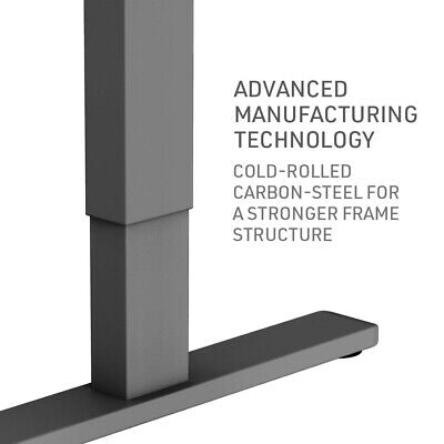 Sit Stand Desk Electric Standing Height Adjustable Office Up Down 140cm