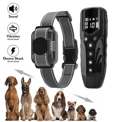 800M LCD Anti-Bark comfort   Pet Dog Training E-Collar Obedience Remote Control