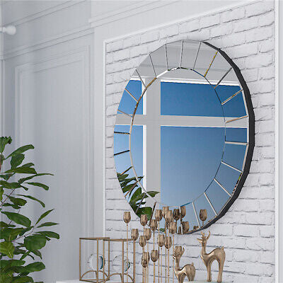 800mm Round Decorative Wall Mirror Gorgeous Mirror fr Bedroom Livingroom Hallway