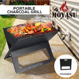 Portable Charcoal BBQ Grill Outdoor Camping Barbecue Set Picnic Foldable