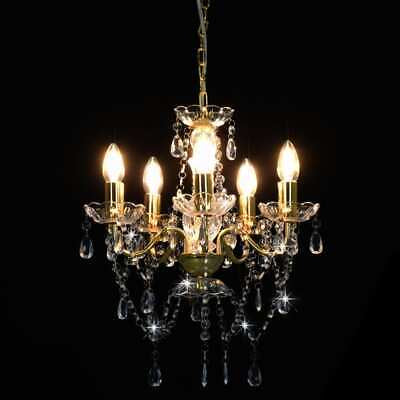 Chandelier with Crystal Beads Living Room Bedroom Lighting Hanging Pendant Lamp Home Decorative Ligh