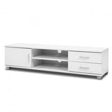 TV Cabinet Entertainment Unit Stand Storage Drawers Shelf 120cm White