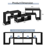 TV Cabinet Entertainment Unit Storage Shelf Bookcase Free Combination 140-180CM