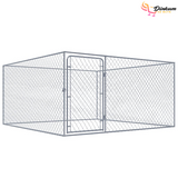 Pet Dog Kennel Outdoor Cage Large Metal Puppy Wire House Enclosure Steel Playpen