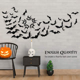 Halloween 3D Bats Decoration 60PCS