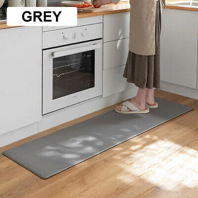 Non-Slip Waterproof Kitchen Door Mat Home Floor Rug Carpet Anti-Oil Easy Clean