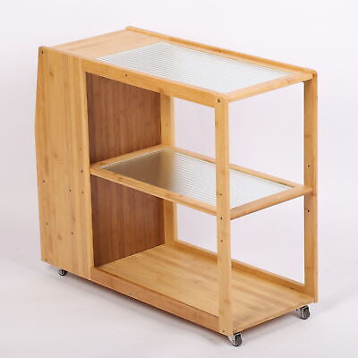 Movable Home Tea Coffee Table Small Tea Cart Office Solid Wood Mini Teaware Set