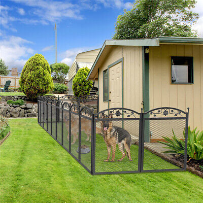 Dog Whelping Pen Box Large Heavy Duty Indoor Fence with Fertility Mat