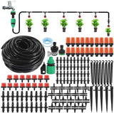 Irrigation Drip Kit,25M Kit Drip Irrigation System Garden Automatic Irrigation Micro Flow Drip Plant