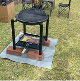 Fire Pit Charcoal BBQ Grill Fireplace Brazier Portable Patio Garden firepit