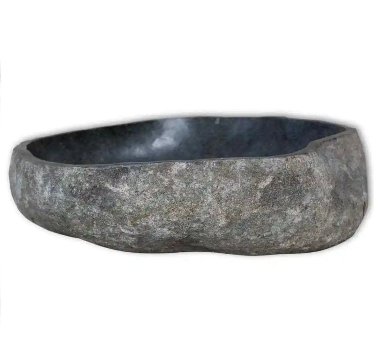 Basin Natural River Stone Oval Bathroom Sink Washroom Bowl Vanity Multi Sizes