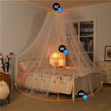 Bed Canopy with Fluorescent Stars Glow in Dark for Baby