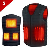 Electric Vest Heated Jacket USB Thermal Warm Heat Pad Winter Body Warmer Unisex