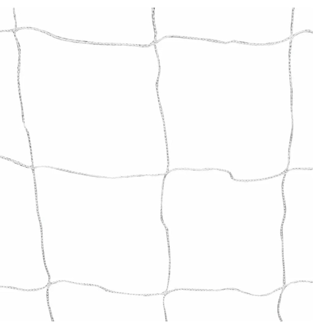 Football Goal with Net 182x61x122  Steel White