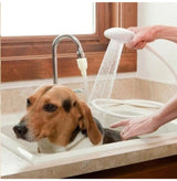 Pet Shower Spray  Hose Attachment Head Single Tap Sink Bath Washing Holder Dog