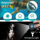 Dog Training Collar, Dog Shock Collar with 1650Ft Remote, IPX7 Waterproof Dog Collar with Beep, Vibration, Shock, Adjustable 0 to 99 Shock Vibration Levels Dog Training Set for Small Medium Large Dogs