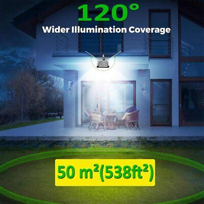 2 Pack 213LED Outdoor Solar Street Wall Light Sensor PIR Motion LED Lamp Remote