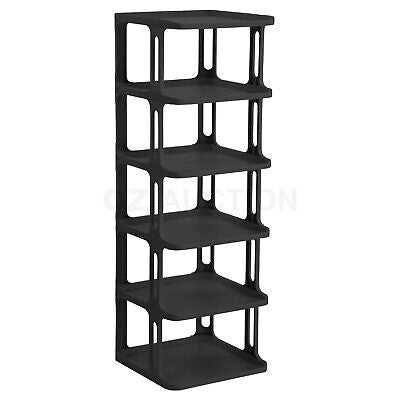 6 Tier Shoe Rack Shelf Storage Holder Oragniser Stand Sneaker Tower Display Unit