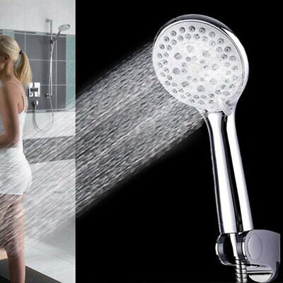 5 Function Massage Rain Hand Held Shower Head with 1.5m Hose Round