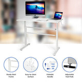 Standing Desk  Adjustable Height Sit Stand Desk Laptop PC Table 120x60cm