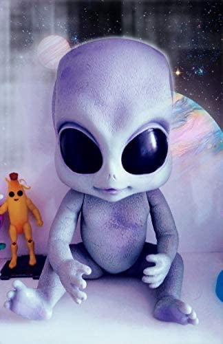 14 inch Alien Realistic Reborn Baby Doll Realistic Hand-Detailed Painting Full Body Silicone Vinyl Dolls Poseable Toy