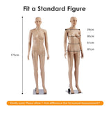 Female Mannequin Full Body Model Manikin Torso Display Stand Dress Form 175CM