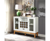 Wood Wine Storage Cabinet Sideboard Console Buffet Server w/ Wine Rack & Drawer