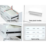 6 Chest of Drawers Lowboy Dresser Storage Cabinet White