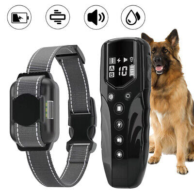 800M LCD Anti-Bark comfort   Pet Dog Training E-Collar Obedience Remote Control