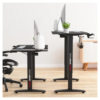 Motorised Height Adjustable Electric Sit Stand Computer Desk Office Motor Table