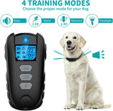 Dog Training Collar, Dog Shock Collar with 1650Ft Remote, IPX7 Waterproof Dog Collar with Beep, Vibration, Shock, Adjustable 0 to 99 Shock Vibration Levels Dog Training Set for Small Medium Large Dogs