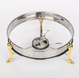 Chafing Dish Buffet Pan Bain Marie Stainless Steel Alcohol Stove Food Warmer