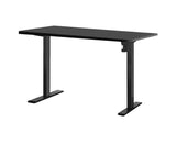 Electric Standing Desk Motorised Sit Stand Desks Table Black 140cm