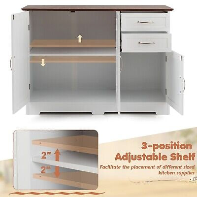 Kitchen Buffet Sideboard Storage Cabinet Modern Hallway Table Cupboard