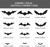 Halloween 3D Bats Decoration 60PCS