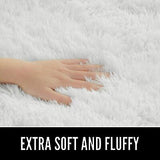 Large Floor Rugs Fluffy Rug Area Carpet Shaggy Soft Pads Living Room