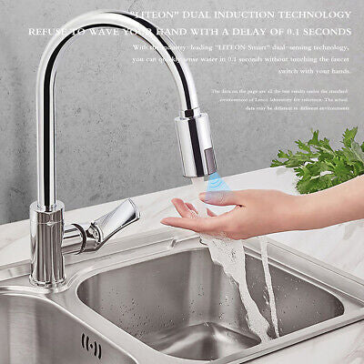 Touchless Automatic Sink Faucet Tap Motion Sensor Adapter for Bathroom Kitchen