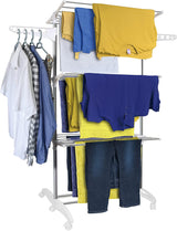 Clothes Airer Drying Rack Extra Large 3 Tier Clothes Drying Rail Foldable