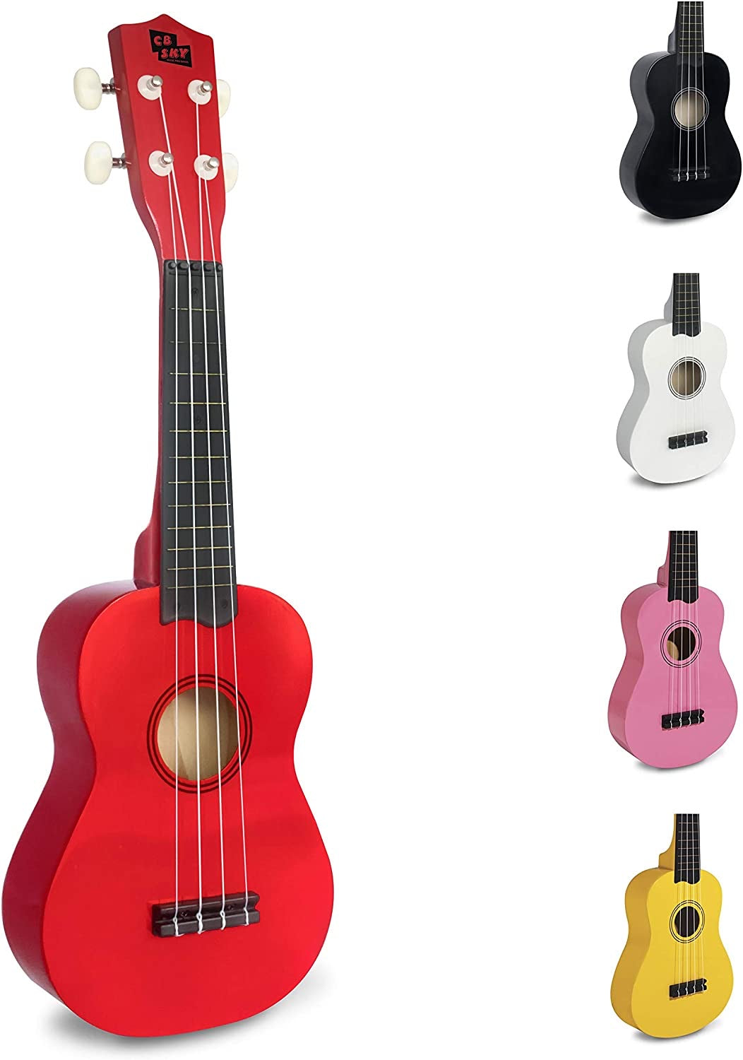 21” (53cm) Soprano Ukulele Black/Kids Musical Instrument Beginner/Kids musical toys