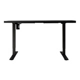 Electric Standing Desk Motorised Sit Stand Computer Table Black 140cm