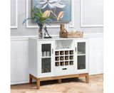 Wood Wine Storage Cabinet Sideboard Console Buffet Server w/ Wine Rack & Drawer